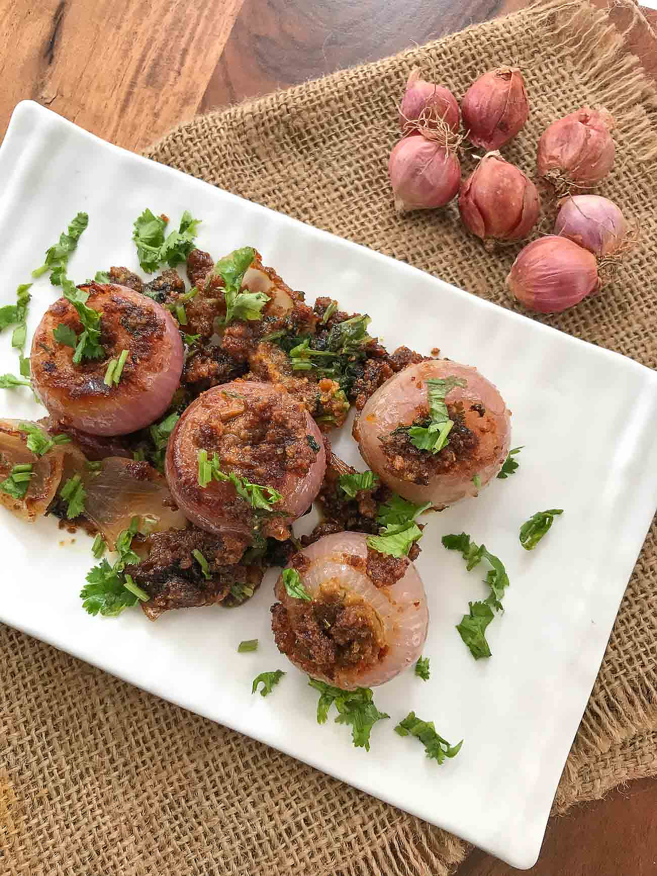 Kathiyawadi Stuffed Onion Recipe