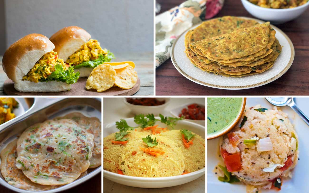 72 Indian Breakfast Recipes You Can Make In 20 Minutes For Busy Mornings by Archana's Kitchen