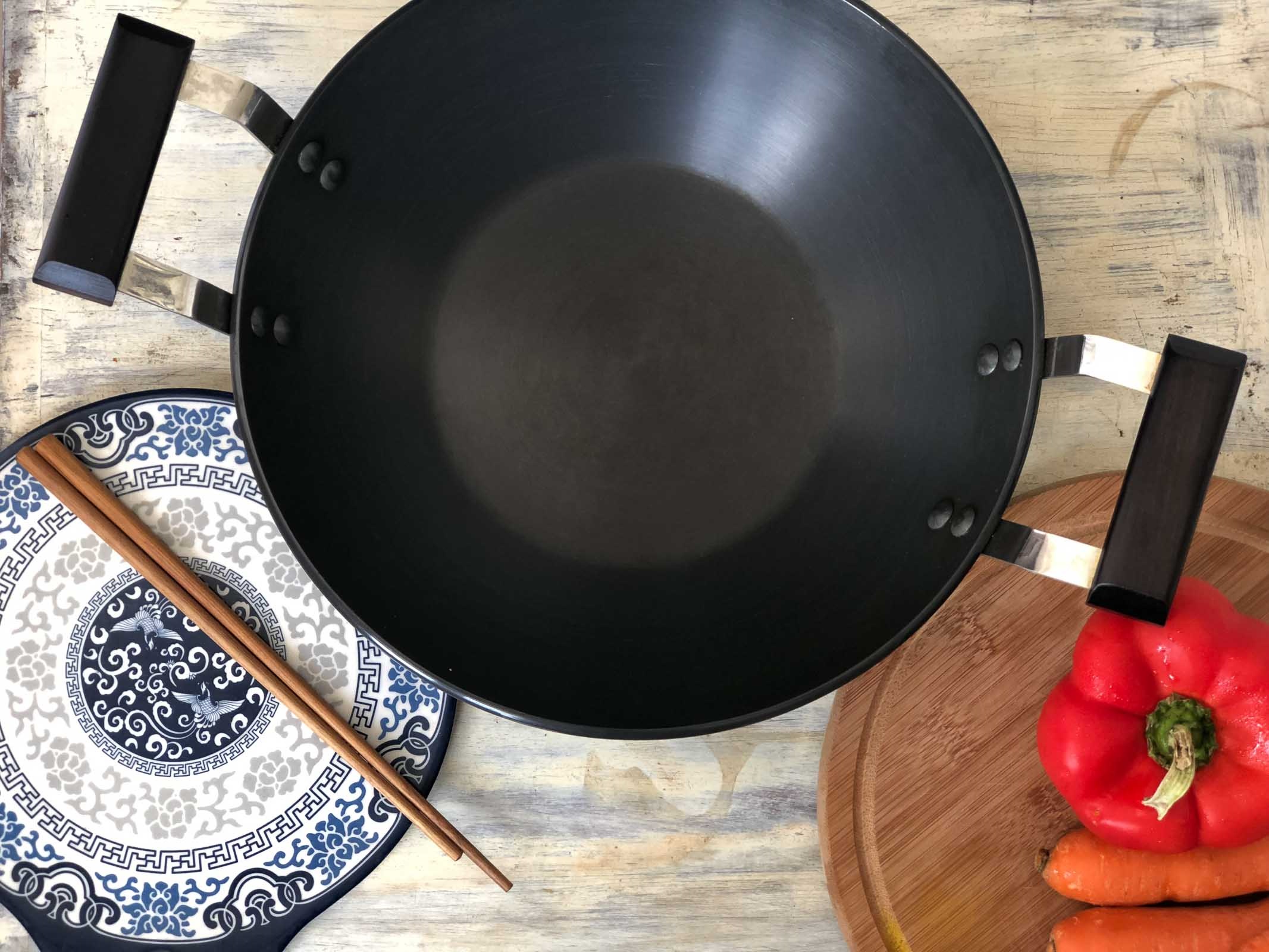 kadai large stir fry pan