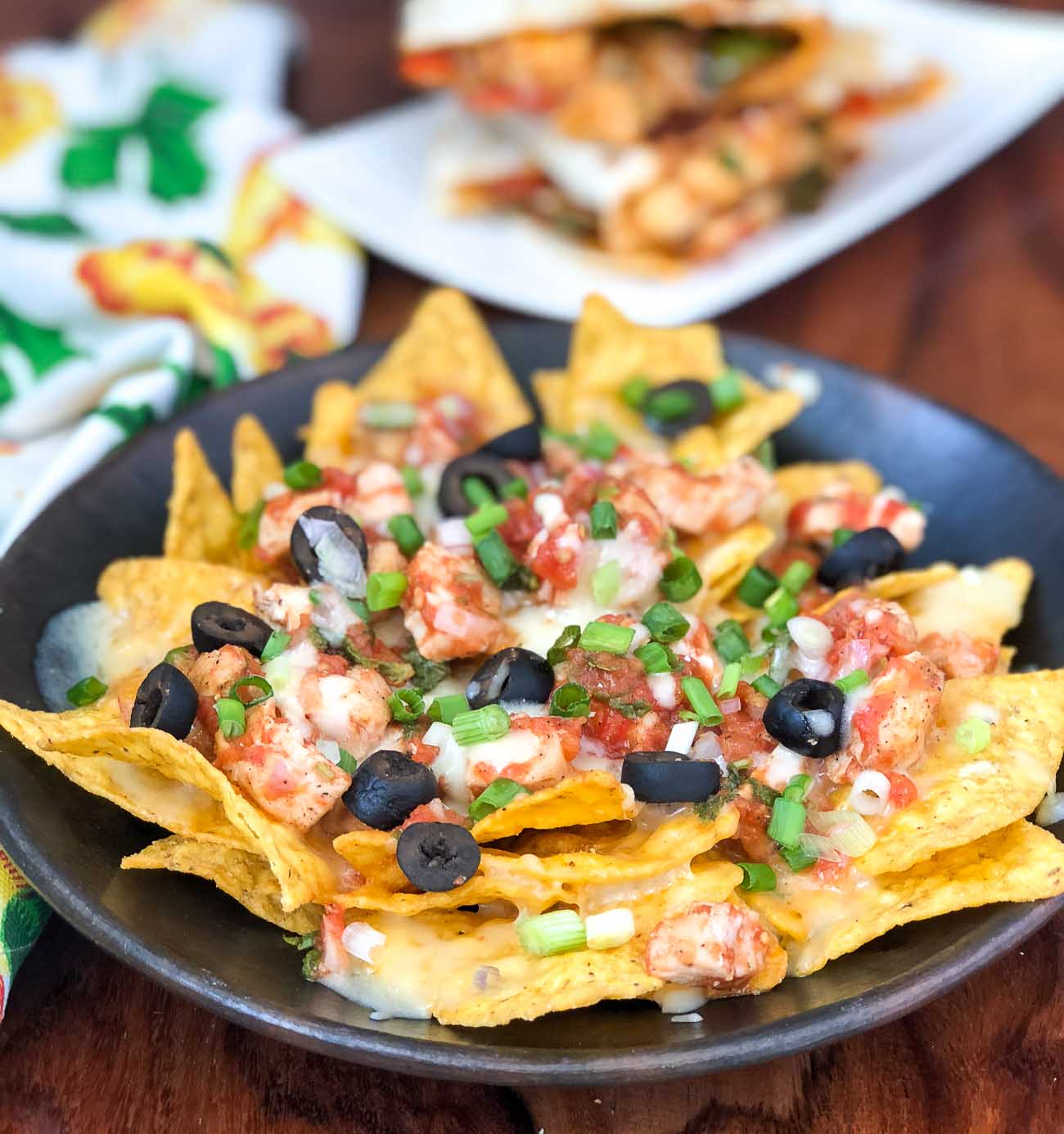 Homemade Loaded Chicken Nachos Recipe