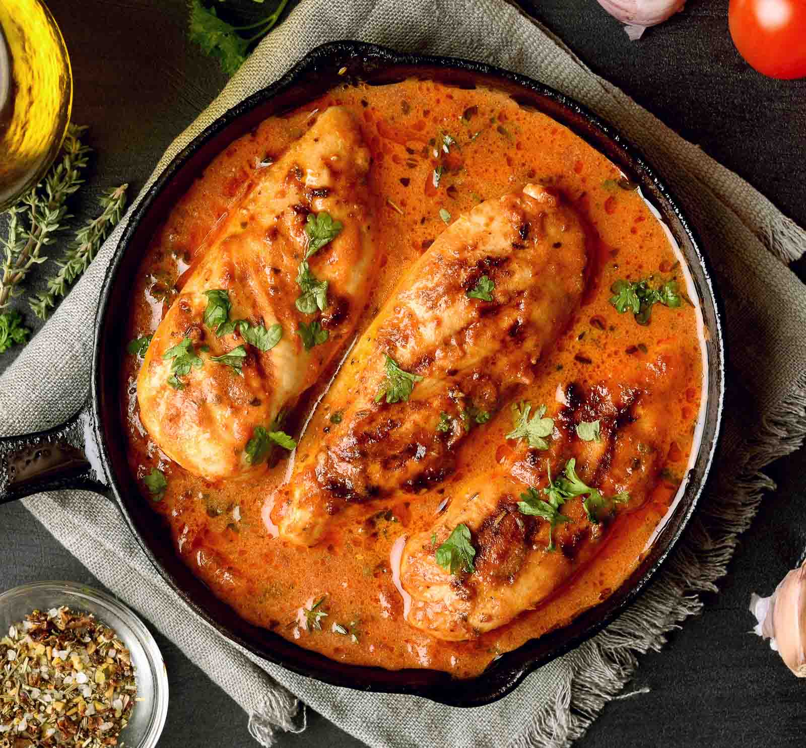 Tomato Basil Chicken Recipe