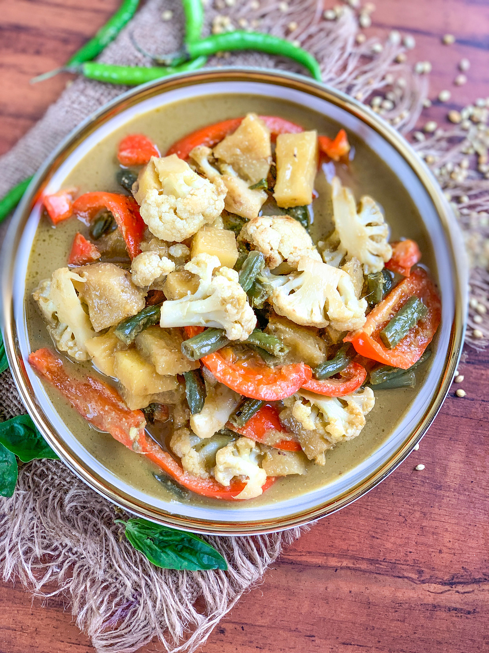 Thai Pineapple Vegetarian Curry Recipe