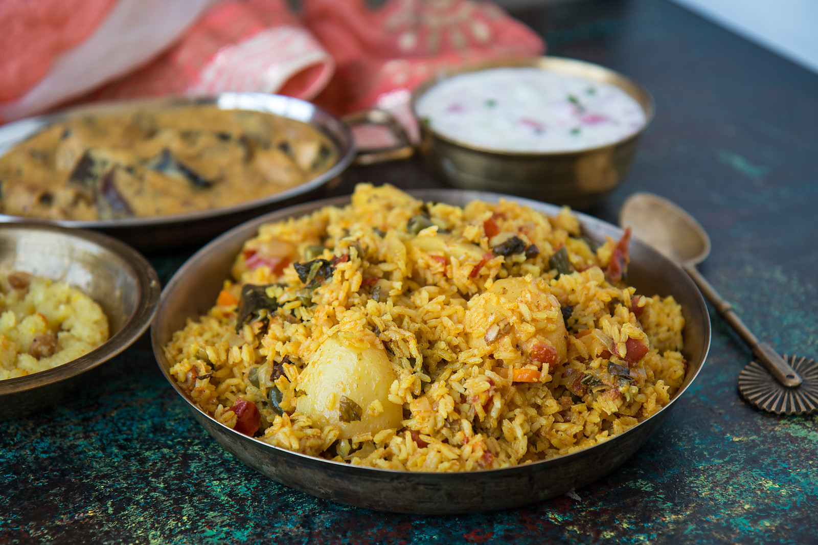 Hyderabadi Vegetable Biryani Recipe | Vegetable Dum Biryani 