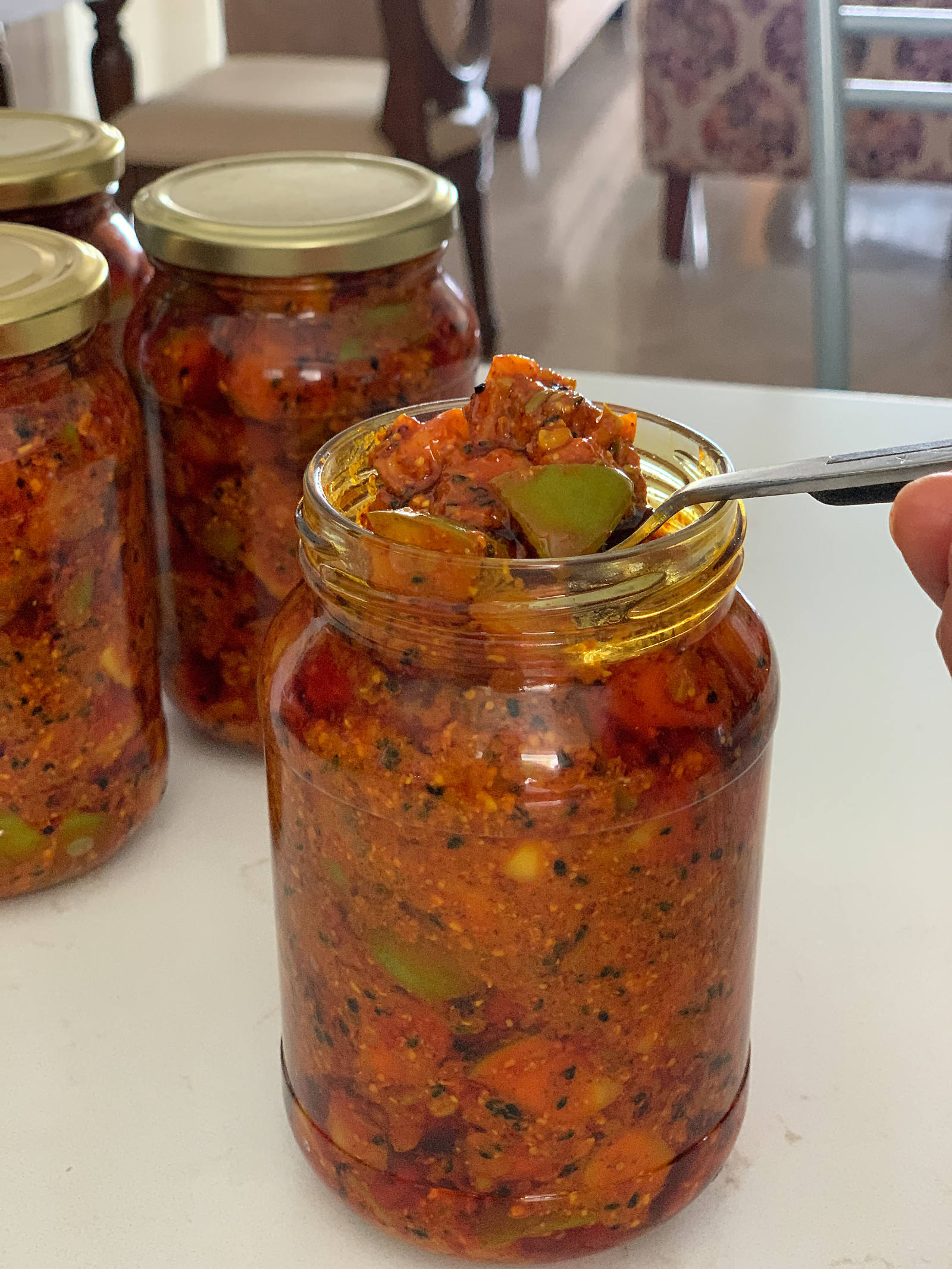 Authentic Punjabi Mango Pickle (With Mustard Oil) - No Sun Required Aam Ka Achar