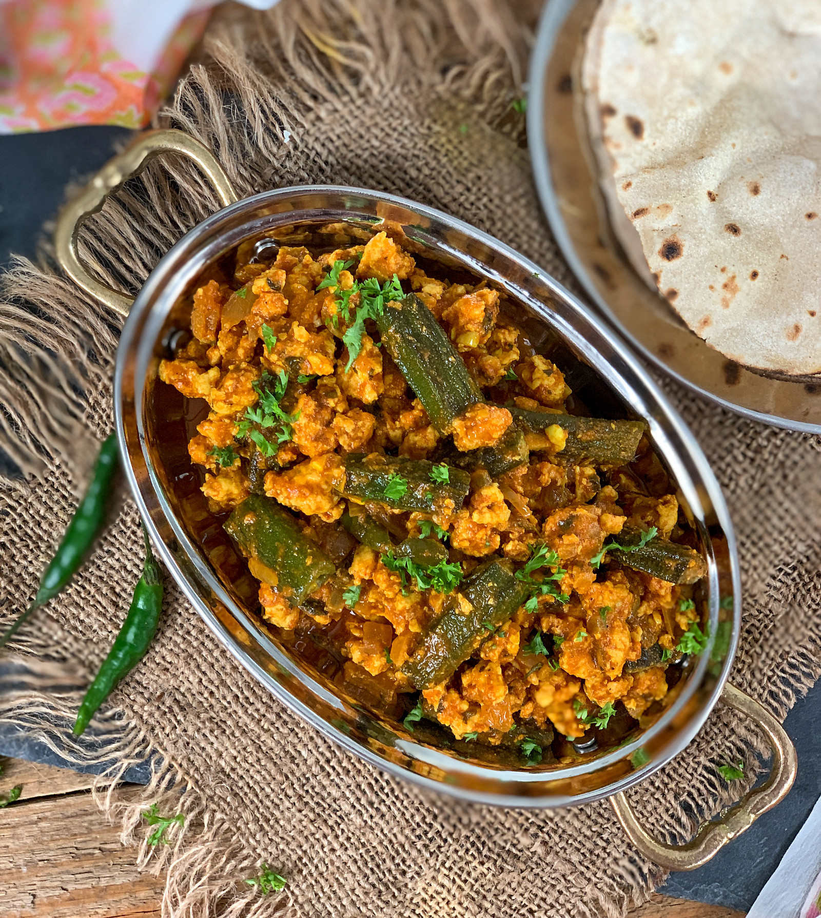 Keema Bhindi Masala Recipe - Okra & Minced Meat Curry