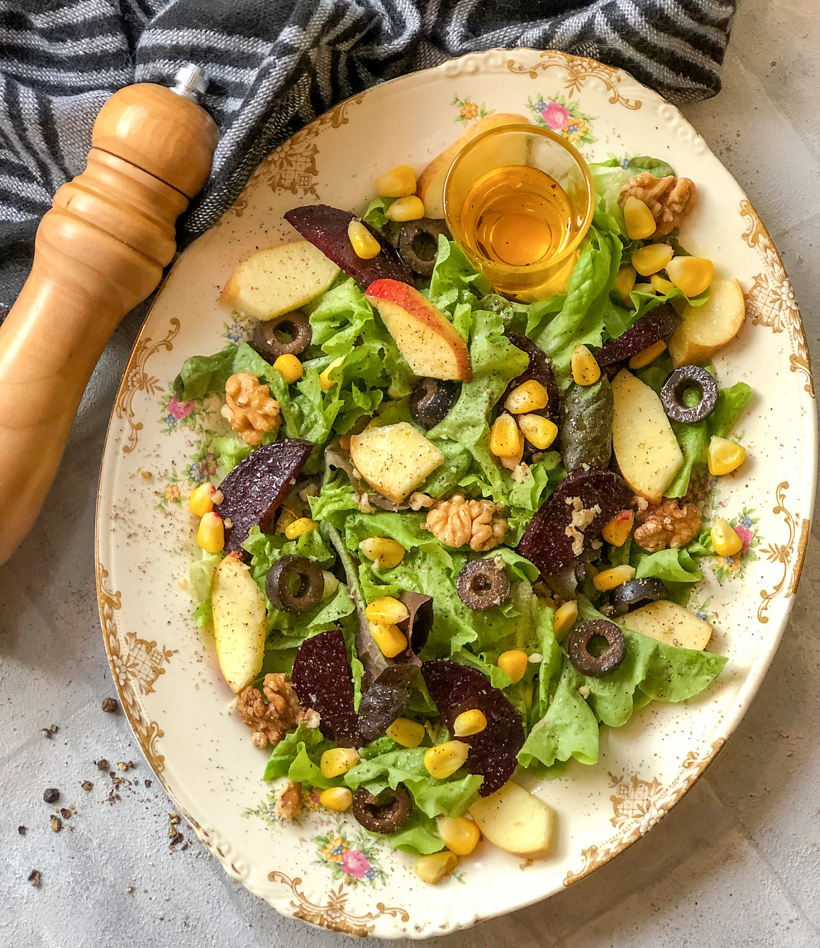  Beet Apple Salad Recipe with Apple Cider Vinaigrette