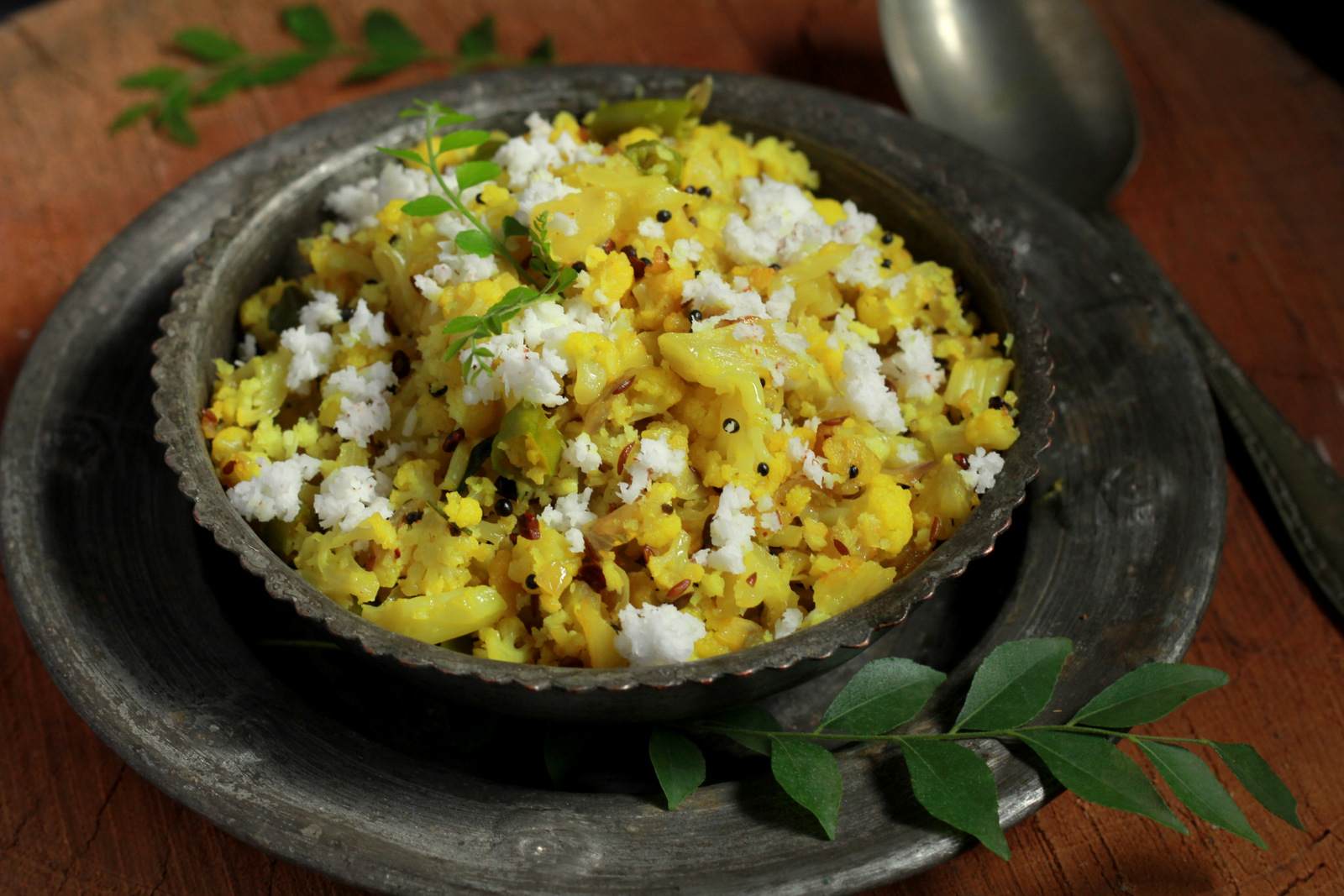 Cauliflower Thoran Recipe (Kerala Style Cauliflower)