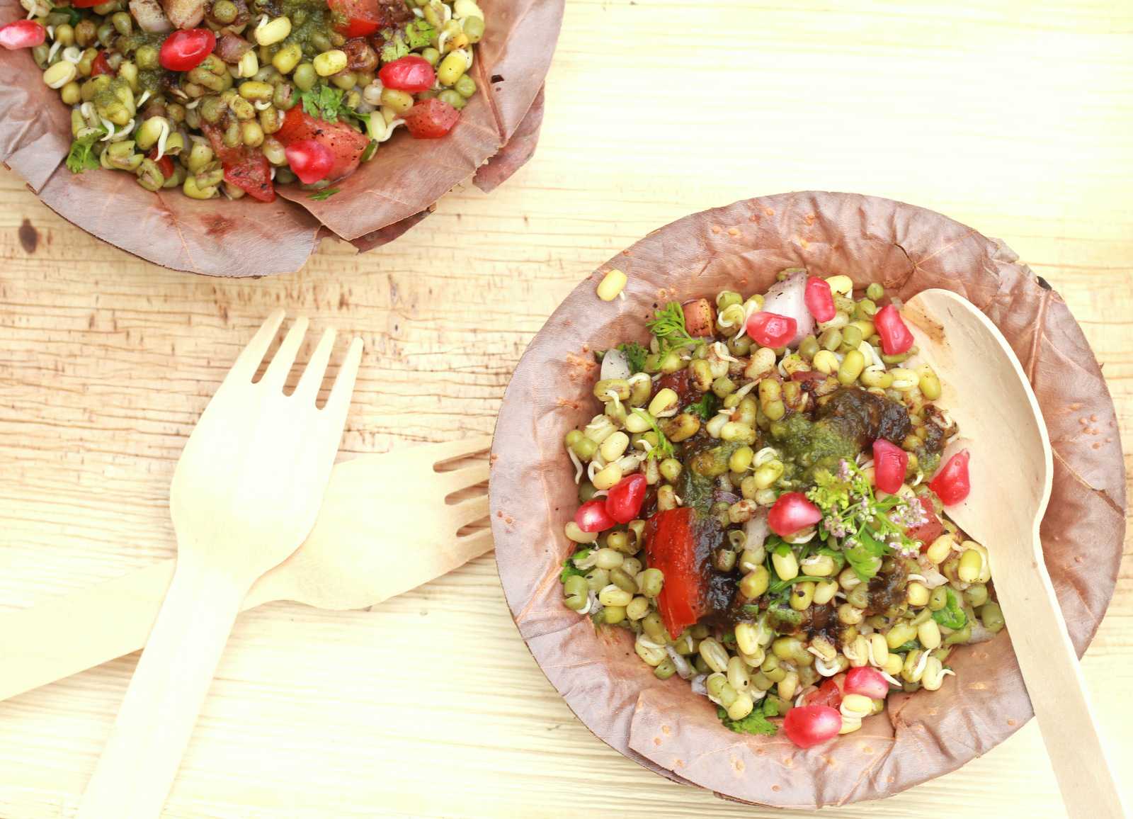 Sprouted Moong Chaat Recipe