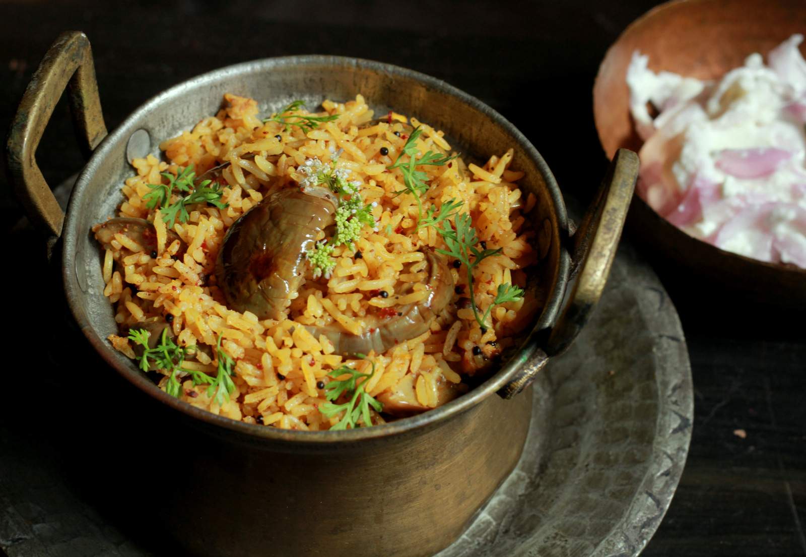 Vaangi Bhaat Recipe (Maharashtrian Style Brinjal Rice)