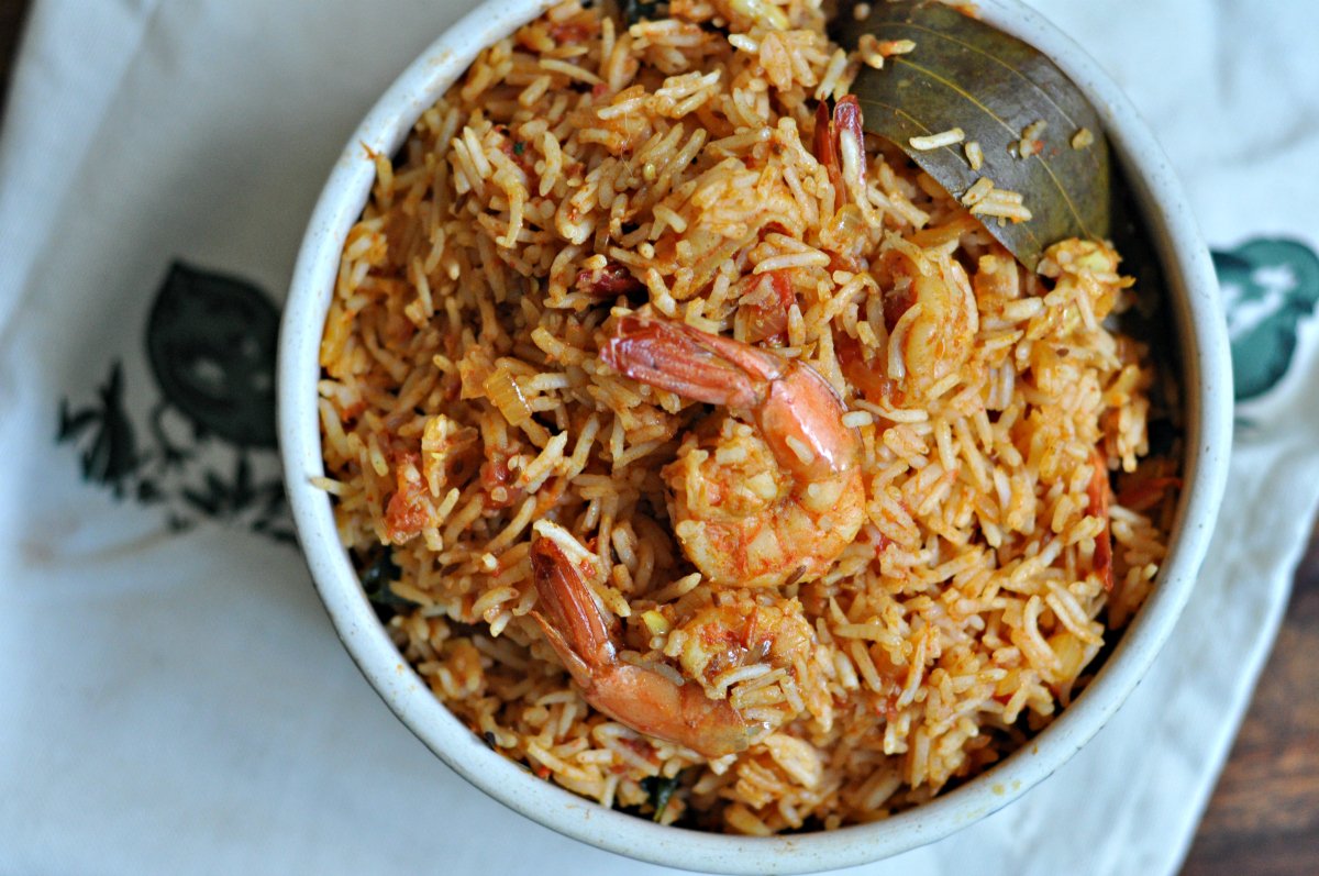 कोलम्बी भात रेसिपी - Maharashtrian Prawn Rice Recipe 
