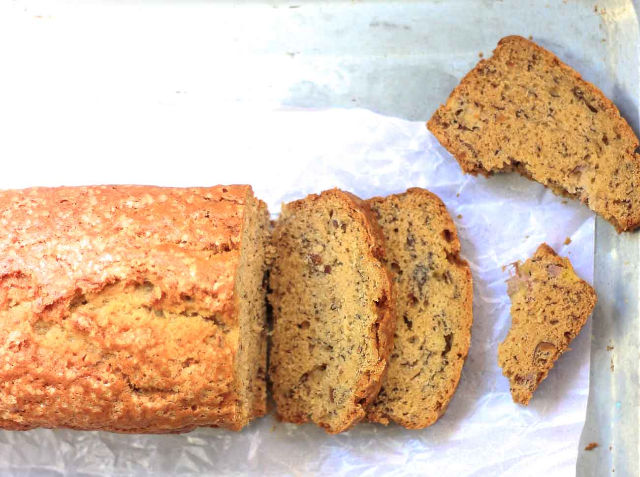 Healthy Whole Wheat Brown Butter Banana Bread Recipe