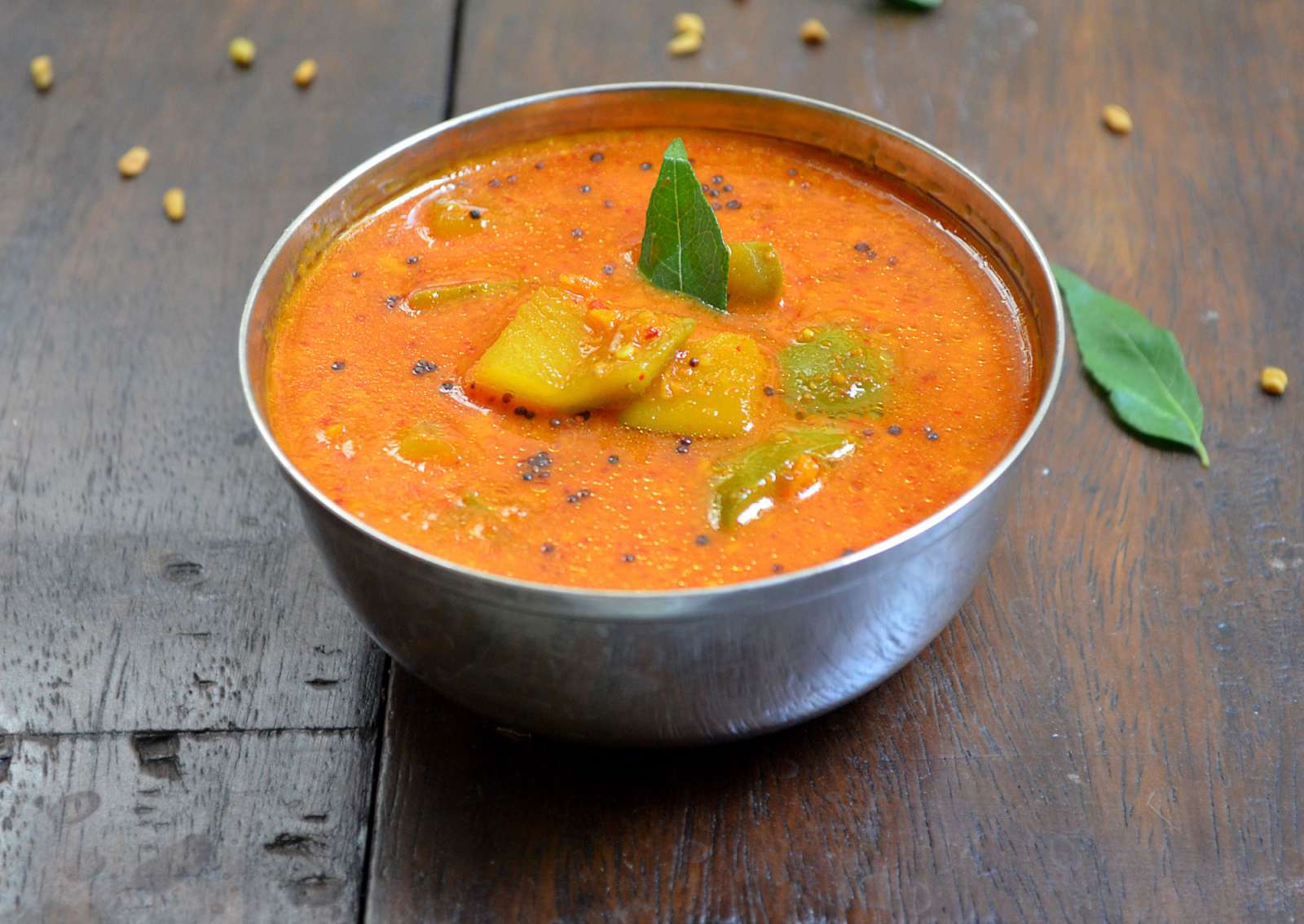 Karwar Style Kairichi Udid Methi Recipe (Raw Mango Methi Curry)
