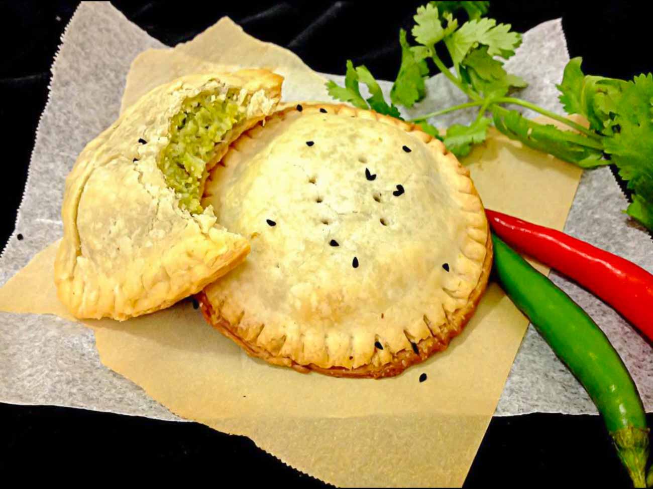 Peas, Corn & Paneer Savory Hand Pies Recipe