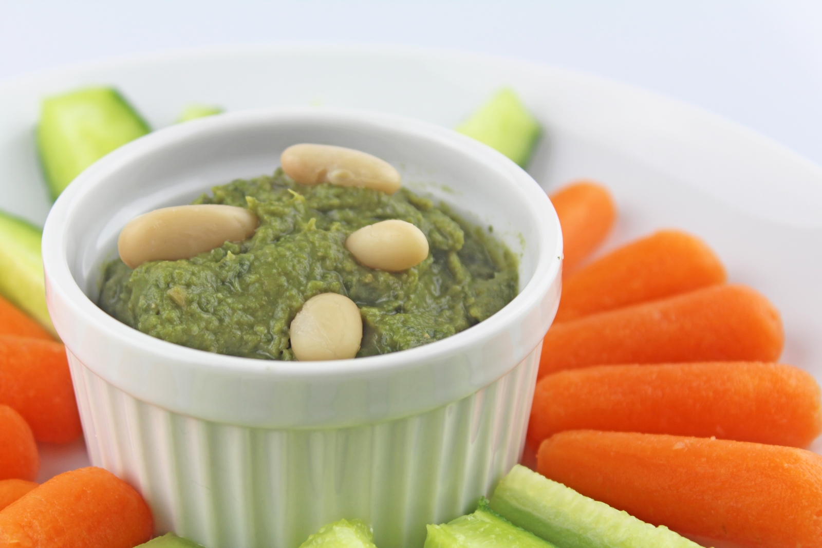 Kale White Bean Hummus Dip Recipe