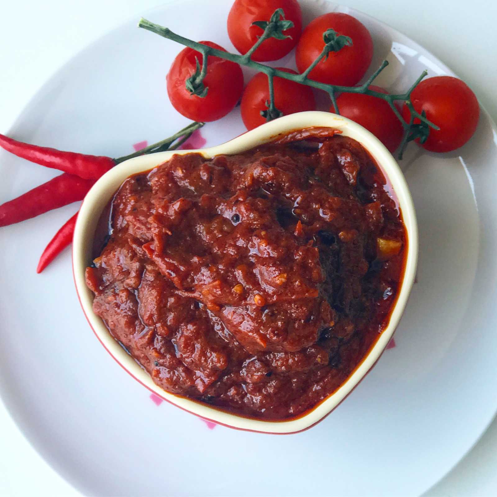Andhra Style Tamati Pachadi Recipe (Tomato Chutney)