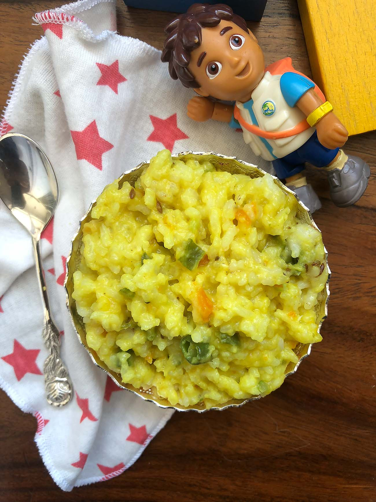 सब्ज़ी और चावल रेसिपी - Mashed Vegetables With Rice (Recipe In Hindi)