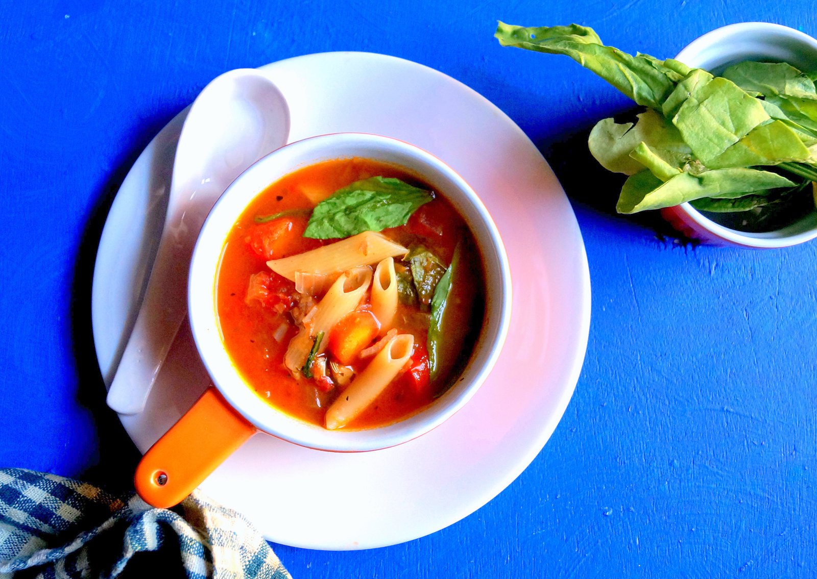 Spinach Tomato Soup Italian Style Recipe