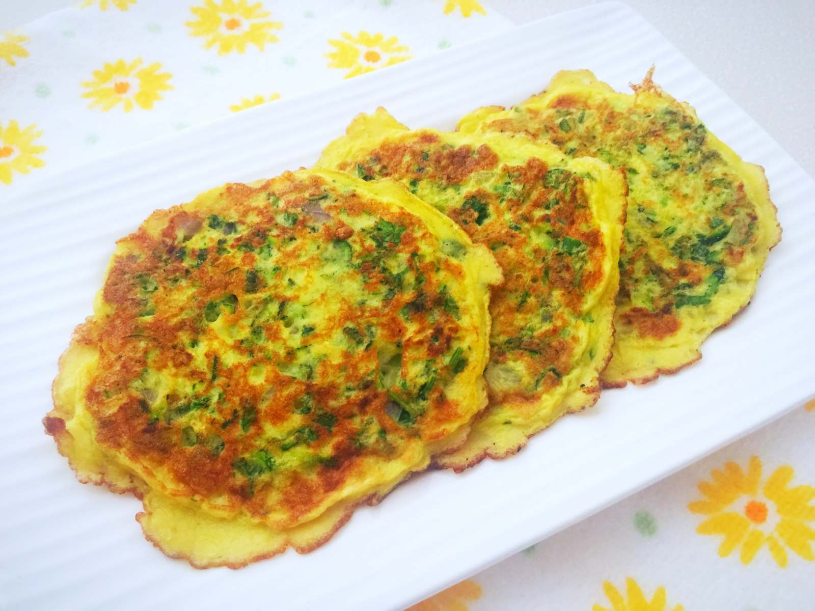 Zucchini Oatmeal Omelette Recipe
