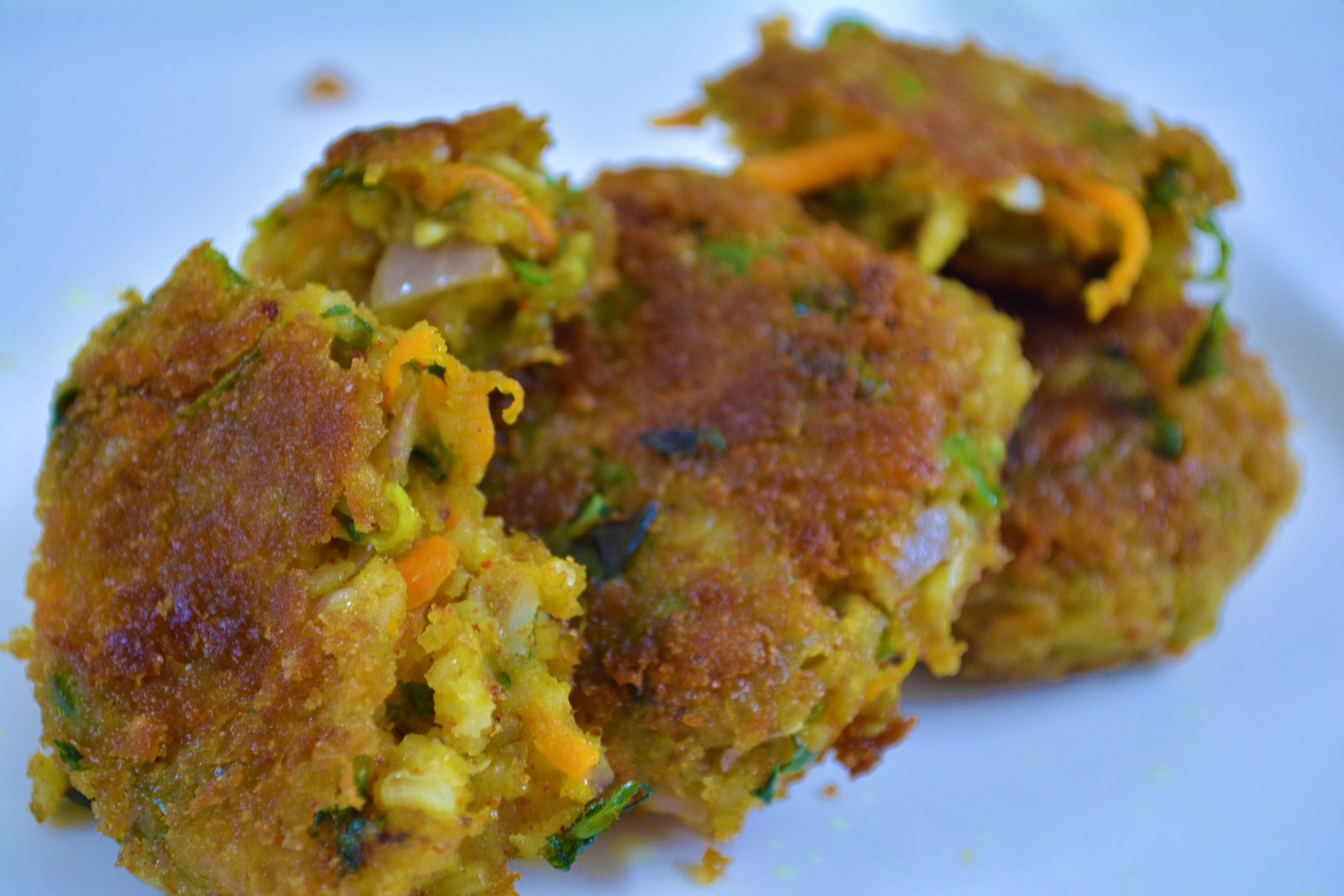 Spicy Mixed Vegetables Rice Cutlet Recipe