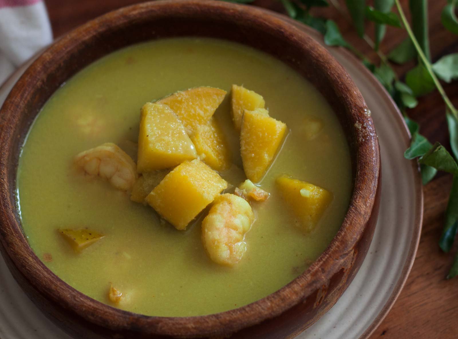 Raw Mango Prawns Curry Recipe