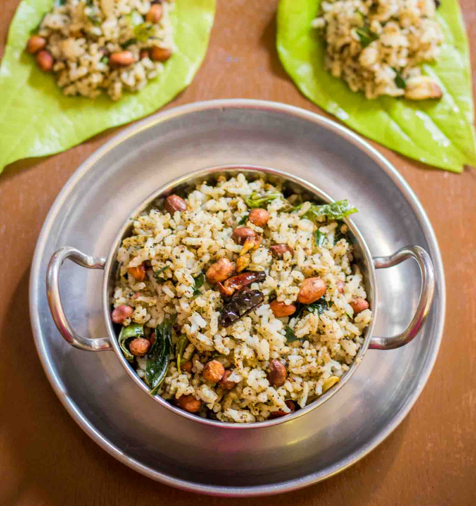 Kongunadu Style Vetrilai Sadam Recipe - Betel Leaves Rice
