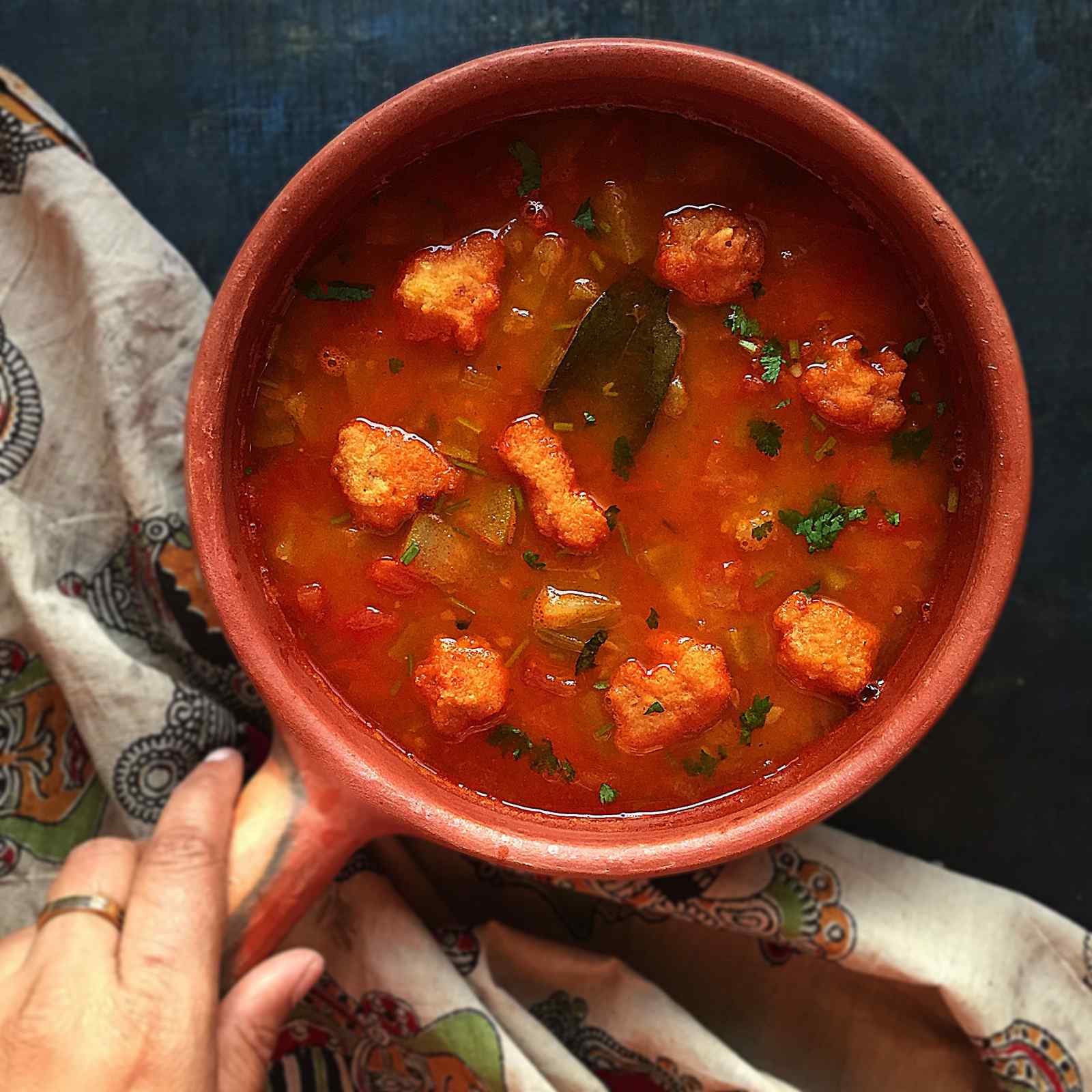 Assamese Boror Tenga Recipe Vegetarian Sour Curry With Masoor Dal