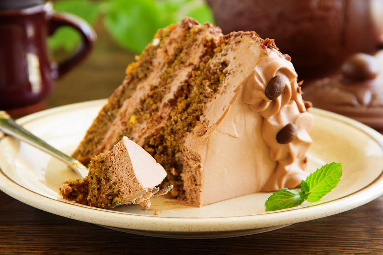 Chocolate Coffee Cake Recipe with Chocolate Buttercream Frosting
