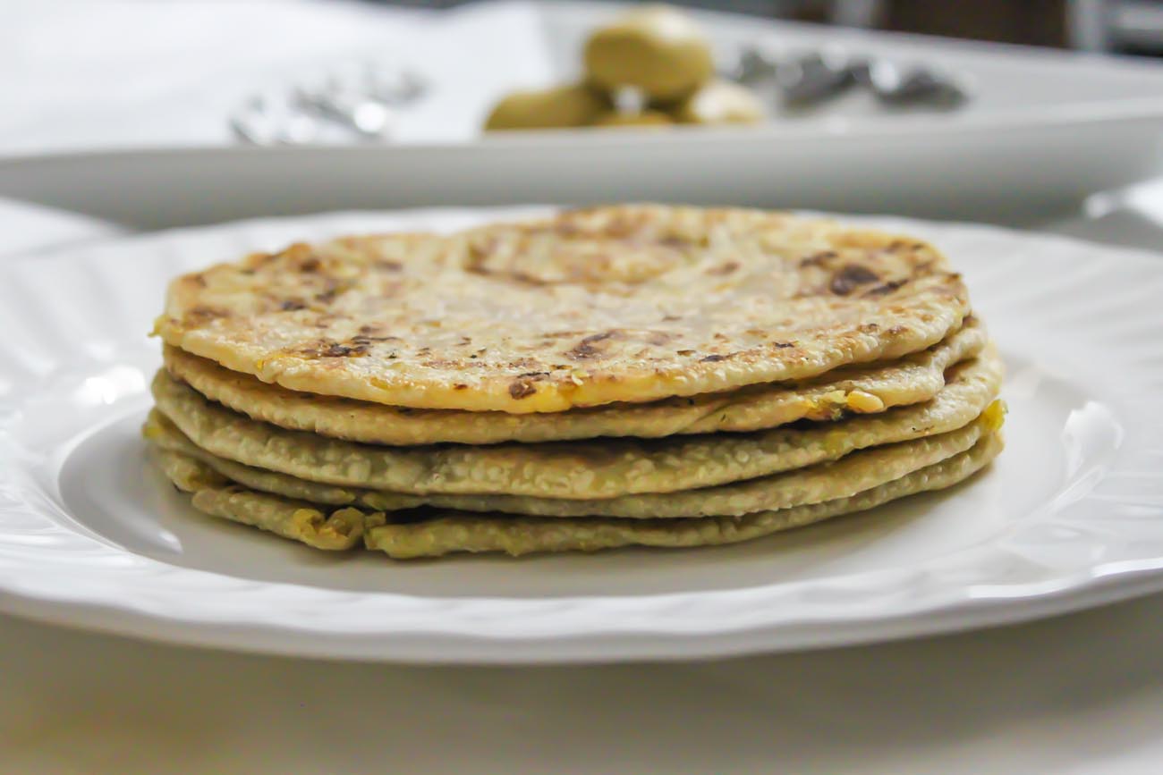 Green Moong Dal Paratha Recipe - Stuffed Lentil Flatbread