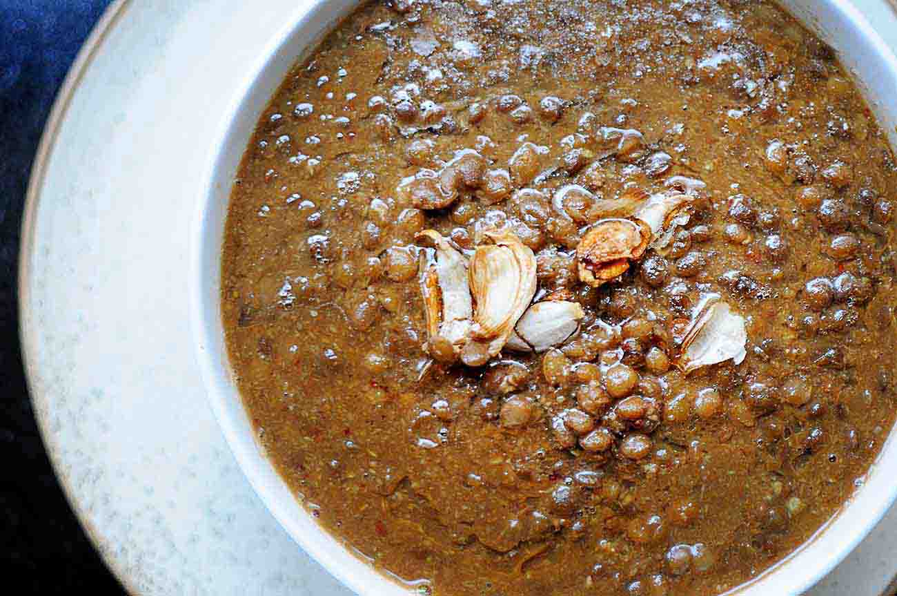Masoor Dal Gassi Recipe - Lentils in Tangy Coconut Curry