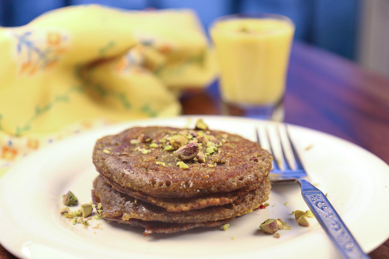 Ragi Malpua With Rabri Recipe (Indian Pancakes With Creamy Pudding)