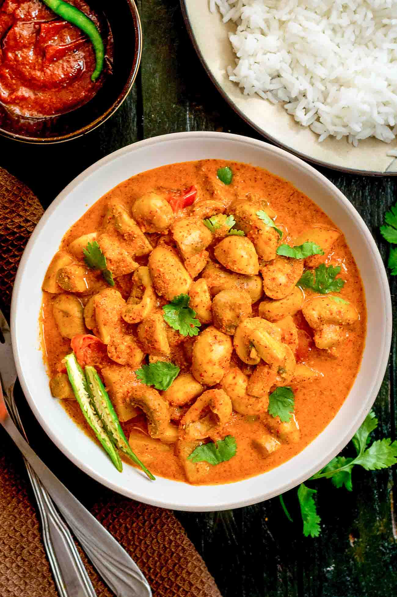 Odia Chatu Besara Recipe (Mushrooms in Spicy Mustard Curry)