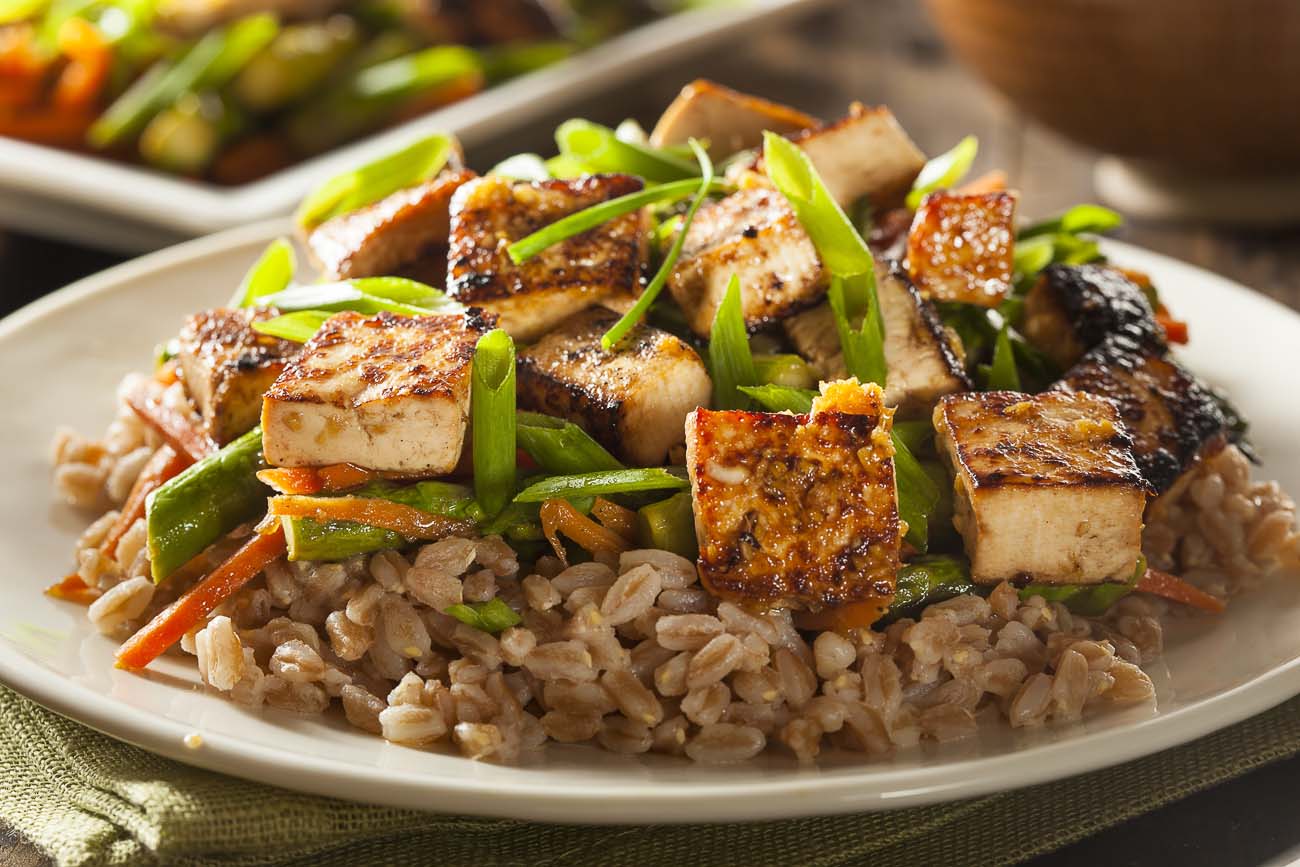 Sweet and Sour Vegetable Recipe with Tofu & Brown Rice