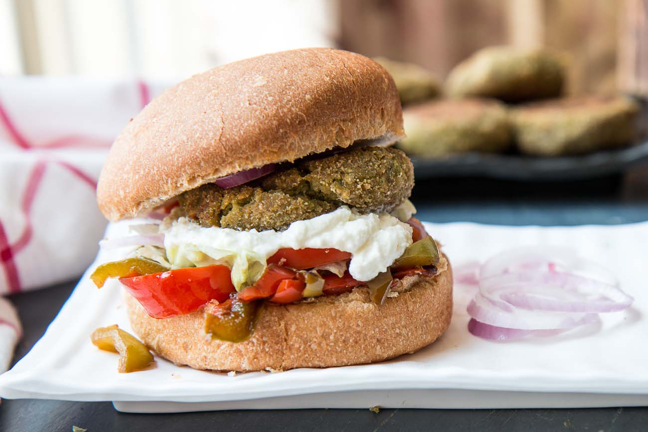 Veggie Burger Recipe With Spinach Cauliflower And Oats Patty 