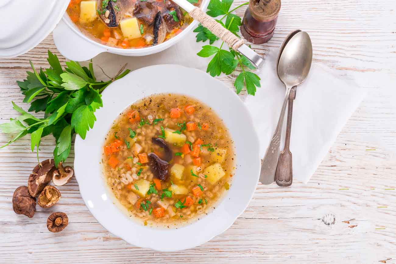 Pearl Barley Vegetable Soup Recipe 