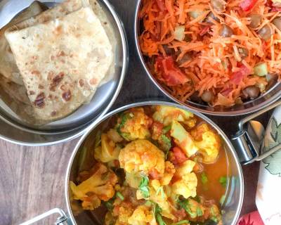 Lunch Box Recipes: Quick Cauliflower Sabzi, Tawa Paratha And Salad