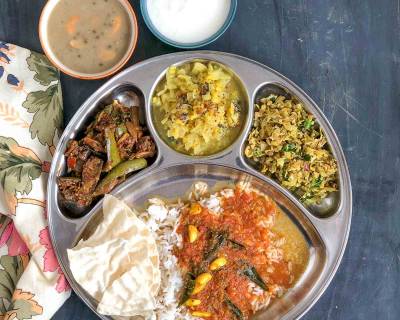 Enjoy A Comforting South Indian Meal With Rasam, Kootu, Poriyal, Rice And Payasam