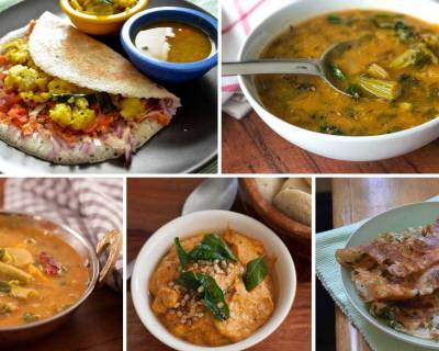 6 Types Of Dosa, Sambar And Chutney Breakfast Ideas