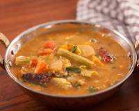 Mixed Vegetable Sambar Recipe - Tangy Lentil Curry With Vegetables