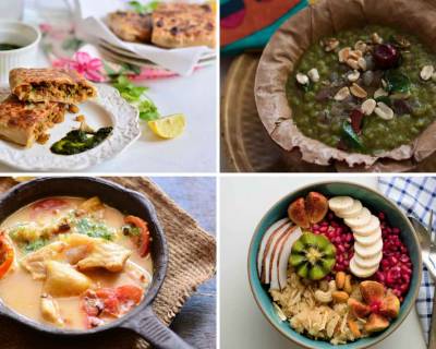 Weekly Meal Plan : Uttapam, Spinach Rice, Thai Vegetable Curry & Enchiladas