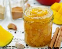 Raw Mango Murabba Recipe - Cinnamon Spiced Mango Jam 