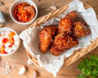 Tempura Chicken Wings With Barbecue Sauce Recipe 