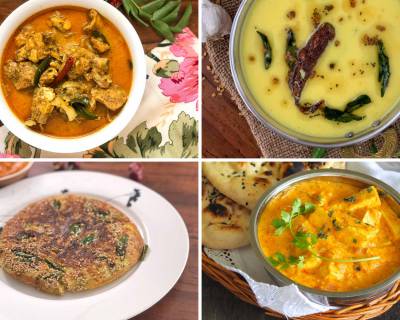 Weekly Meal Plan - Paneer Butter Masala, Rajasthani Kadhi And Much More