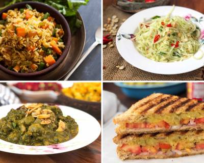 Weekly Meal Plan - Spicy Potato Sandwich, Soya Methi Palak Ki Sabzi And Much More