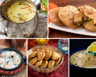 102 Traditional Holi Recipes You Must Try - Gujiya | Kulfi | Thandai | Chaats & More