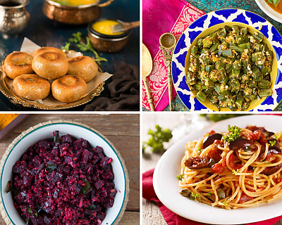 Weekly Meal Plan - Baked Dal Baati, Sun Dried Tomato Pasta, Mysore Masala Dosa, and More
