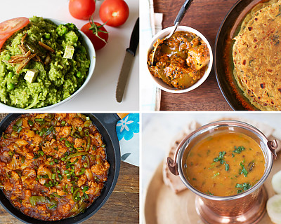 Weekly Meal Plan - Thai Grilled Pineapple, Tawa Gobi Manchurian, Dhaba Style Dal Fry, and More
