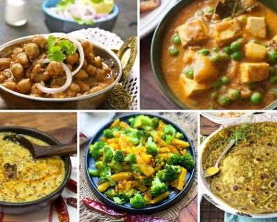 273 High Protein Indian Vegetarian Main Course Recipes For Body Building & Weight Loss