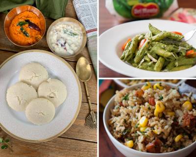 Kids Lunch Box Menu Plan- High Protein Soya Idli, Sweet Corn Methi & Tomato Rice & More