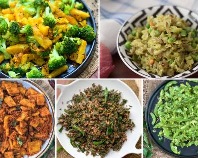 136 Quick & Easy South Indian Dry Vegetable Recipes Under 30 Minutes