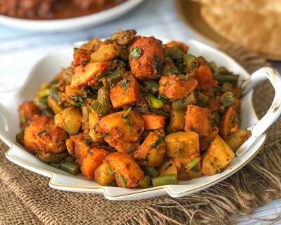 Satsaagi Recipe - Sindhi Seven Vegetable Sabzi No Onion No Garlic 